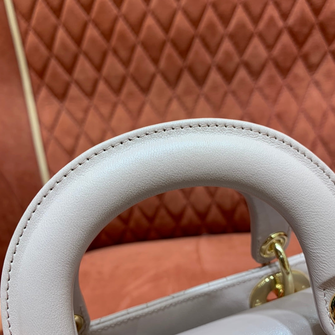 TOP Christian Dior Lady Christian Dior Bag Mini - Pink Powder