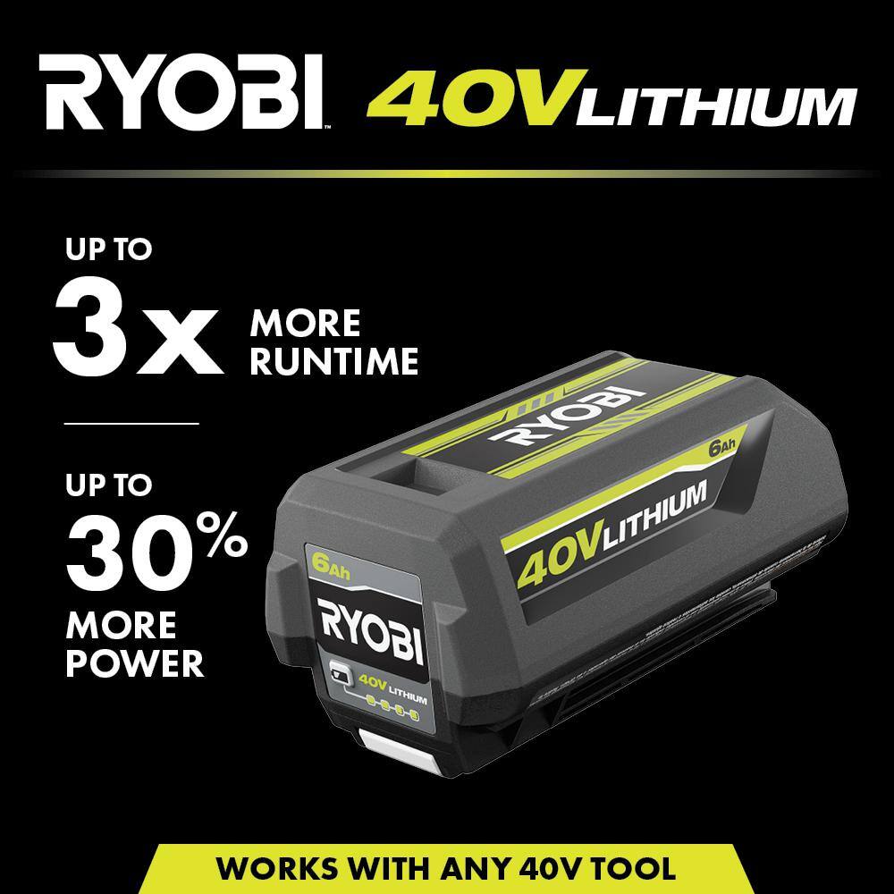 40V Lithium-Ion 6.0 Ah High Capacity Battery