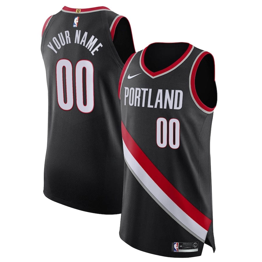 Custom Portland Trailblazers Authentic Jersey