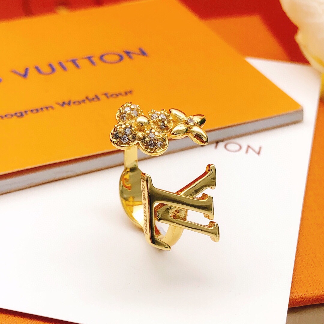 TOP Louis Vuitton LV Flower Ring-3 Colors
