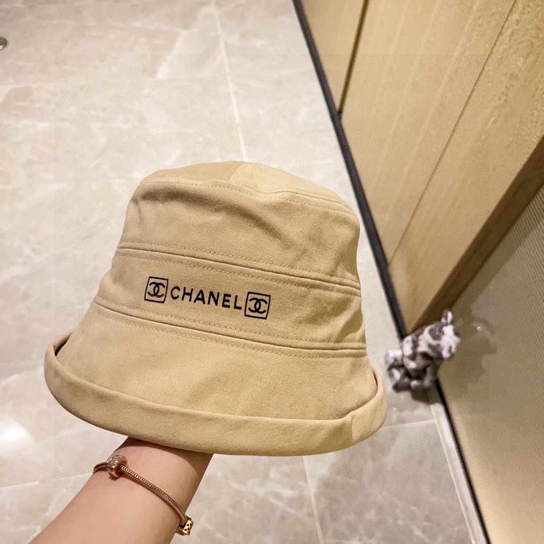 TOP CHANEL Lrregular Fisherman's Hat - 4 Color