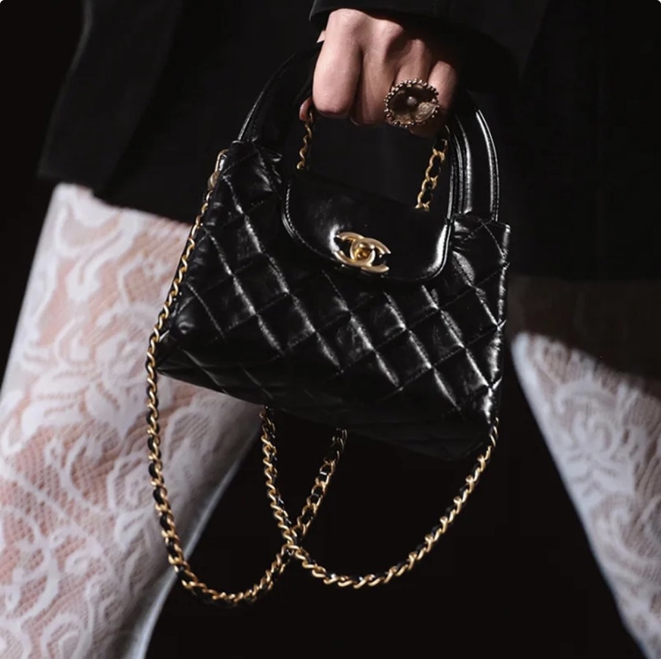 Chanel 23K Kelly Chain Handle Calfskin Handbag（Replica）