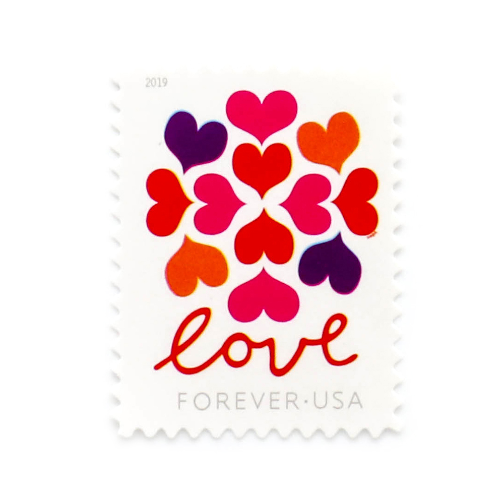 2019 US Heart Blossom Forever First-Class Postage StampsWedding