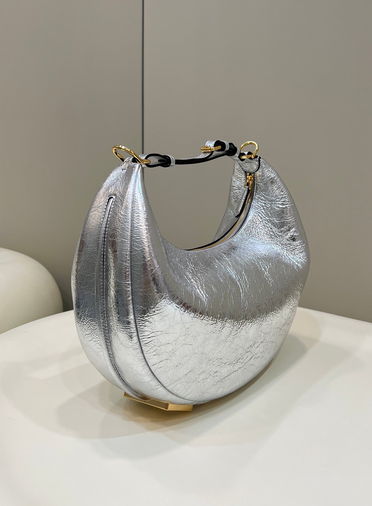 TOP FENDI Fendigraphy Bags Small Hand Bag - Silver