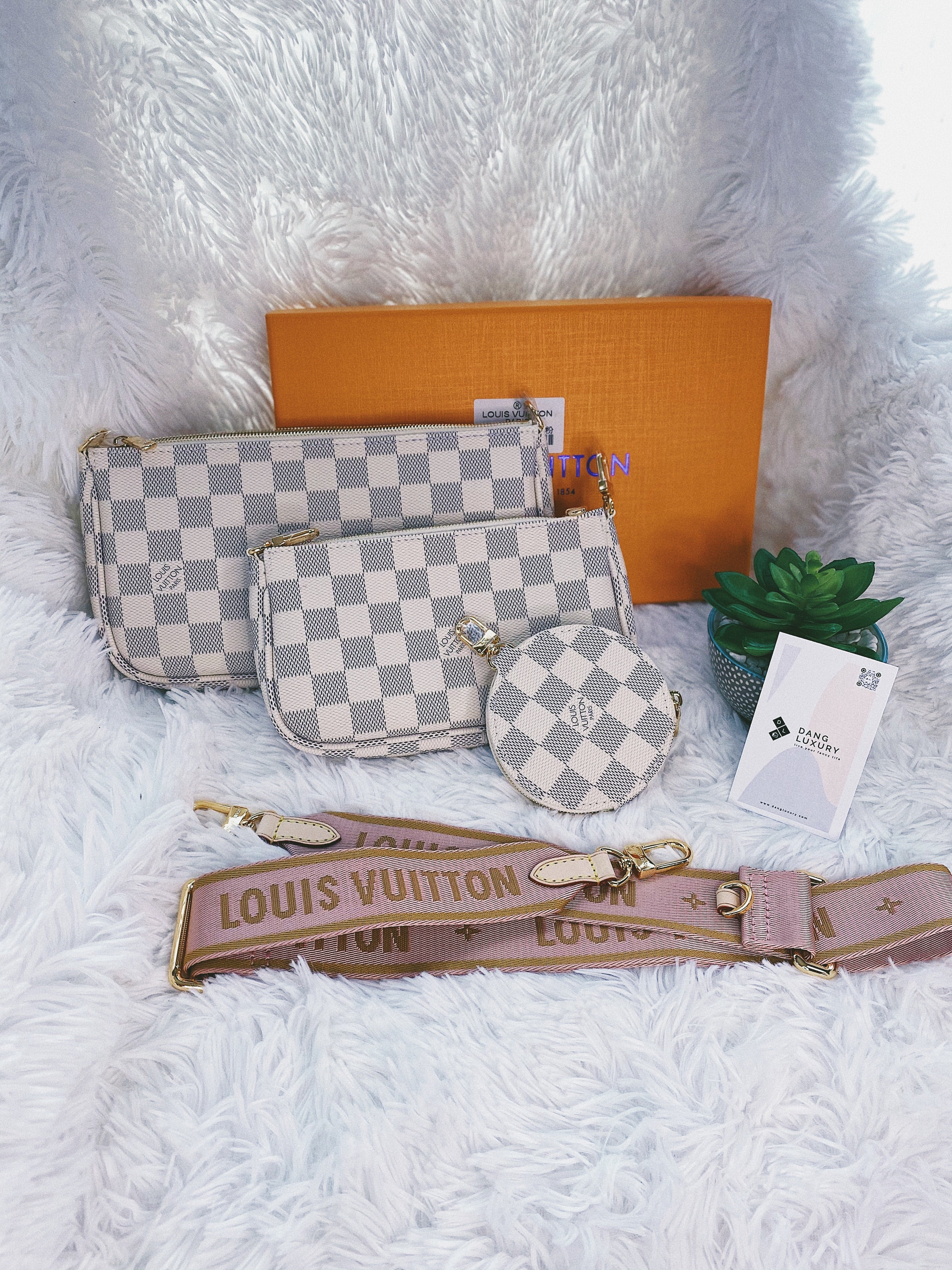 TOP Louis Vuitton LV TOP LV Multi-Pochette Damier Azur