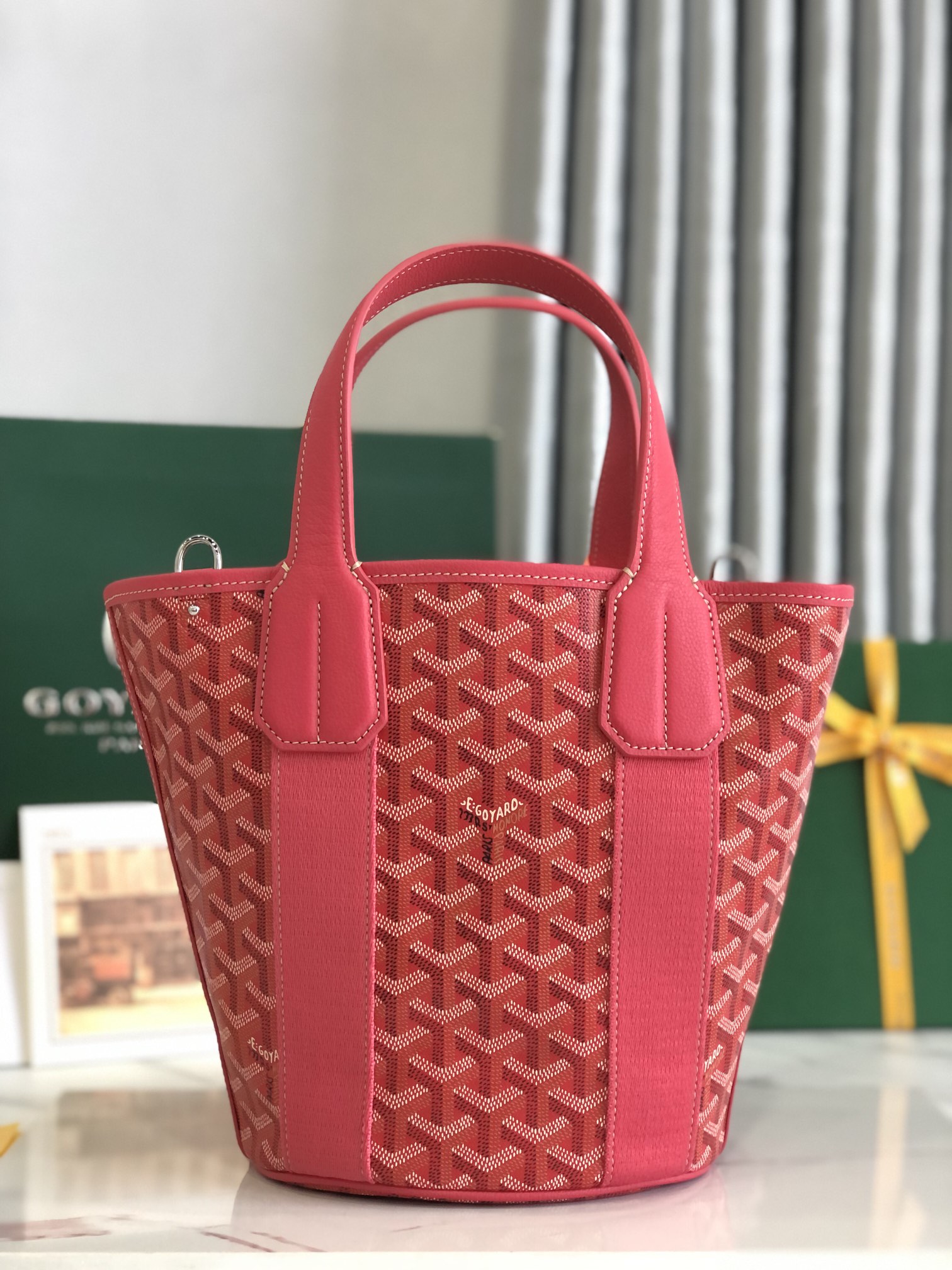 TOP Goyard Belharra Bag 24x14x18cm - Red