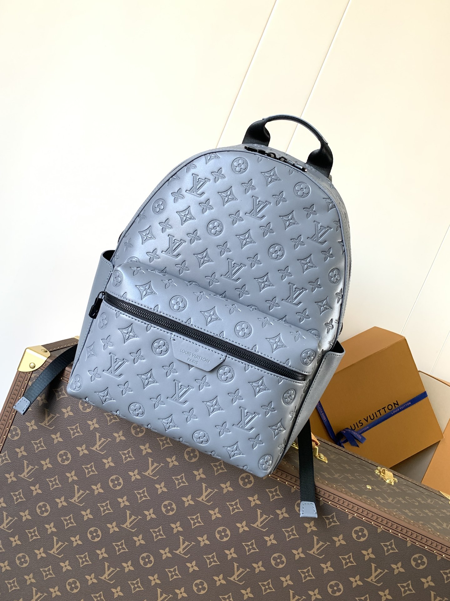 TOP Louis Vuitton LV Discovery Backpack 38x29x20cm - Gray