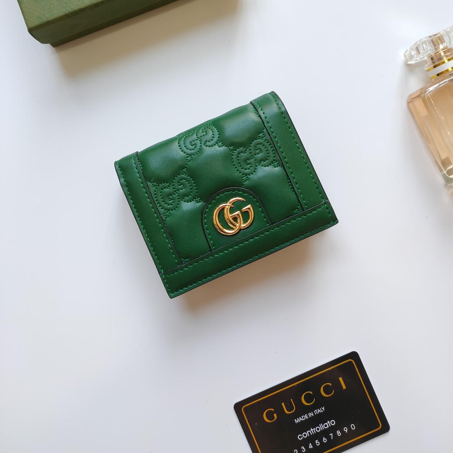 Gucci Unisex GG Marmont Card Case Wallet