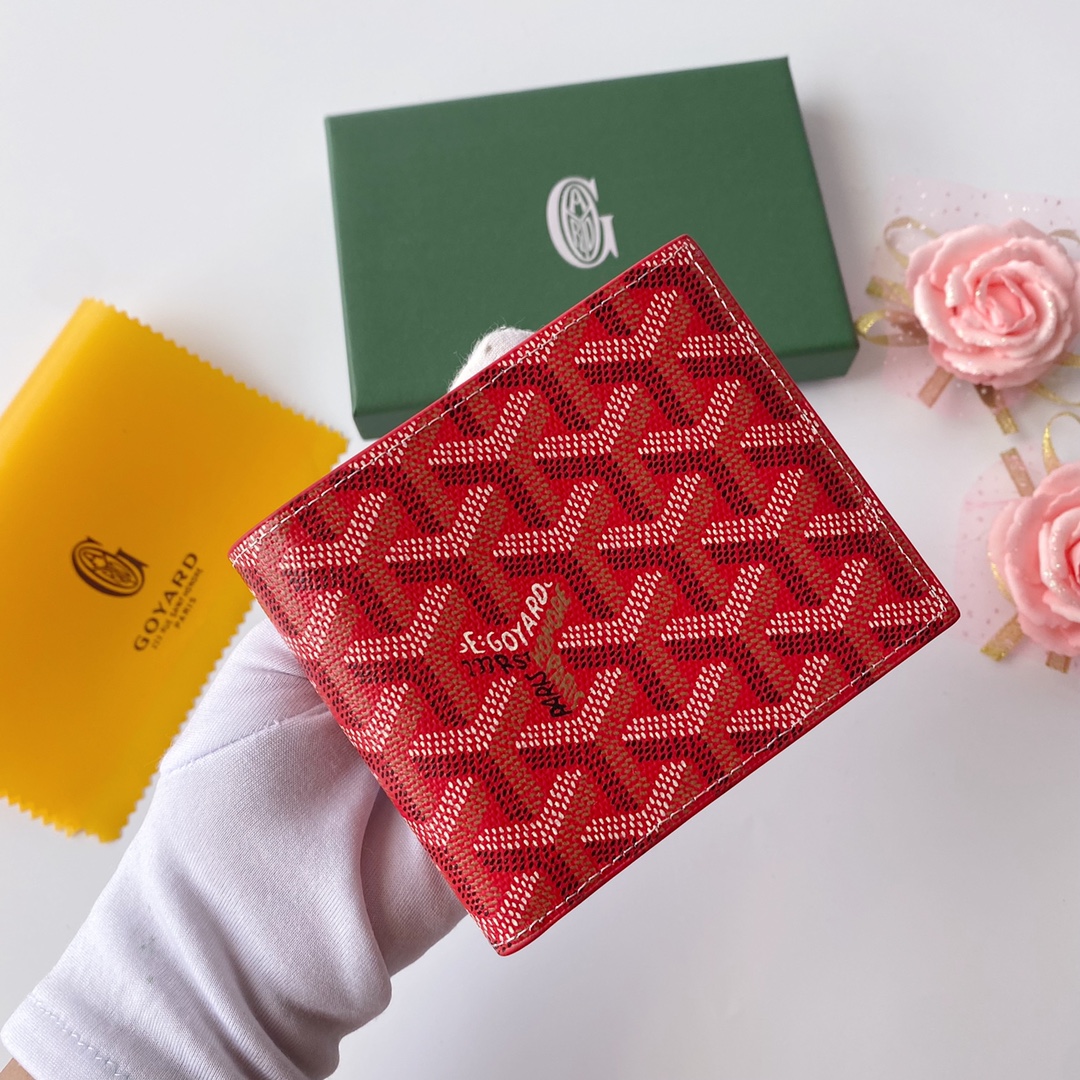 Goyard Victoire Canvas&Leather Wallet(Replica)