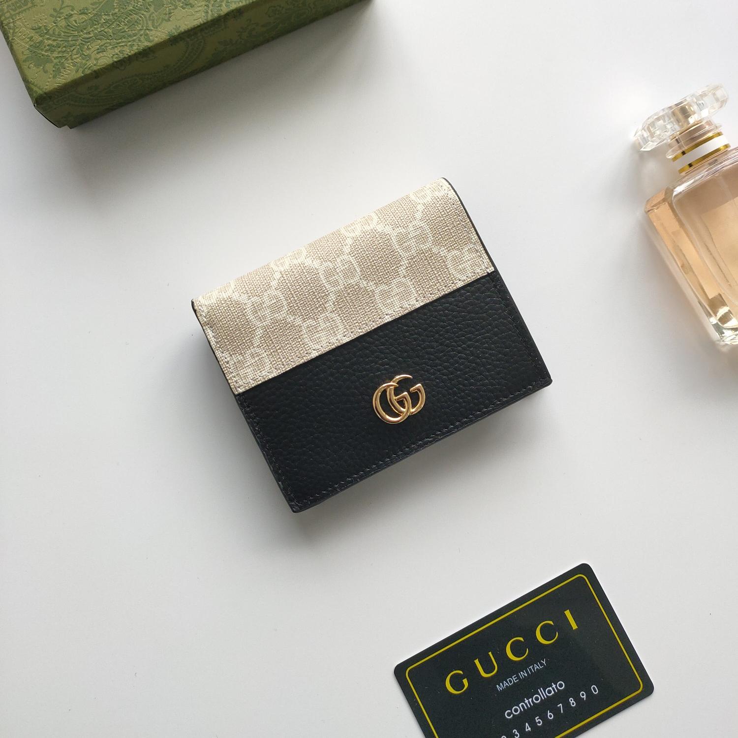 Gucci Unisex GG Marmont Card Case Wallet(Replica)