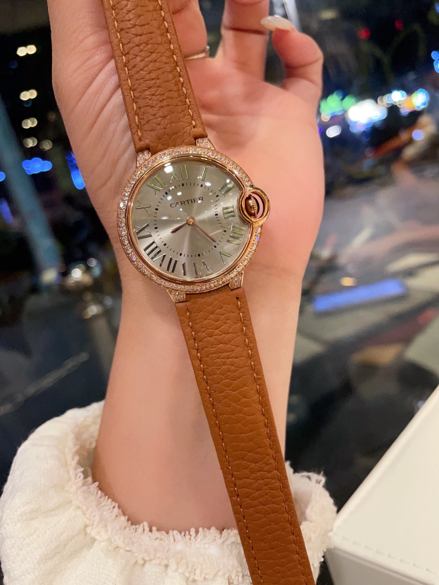 TOP Cartier Sheepskin Watch 36 mm
