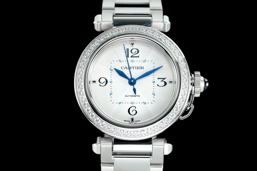 TOP Cartier Pasha Watch 35mm - White Dial