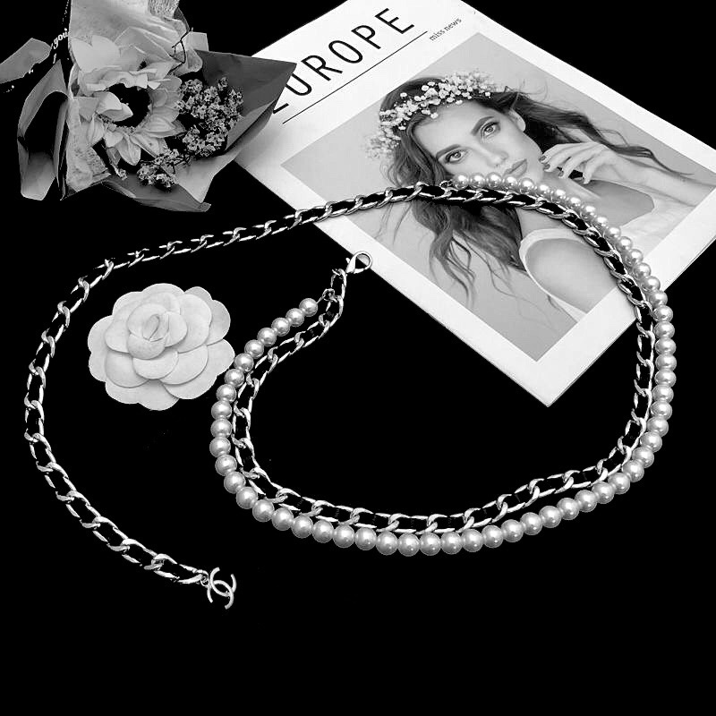 TOP CHANEL Pearl Waist Chain - 2 Colour