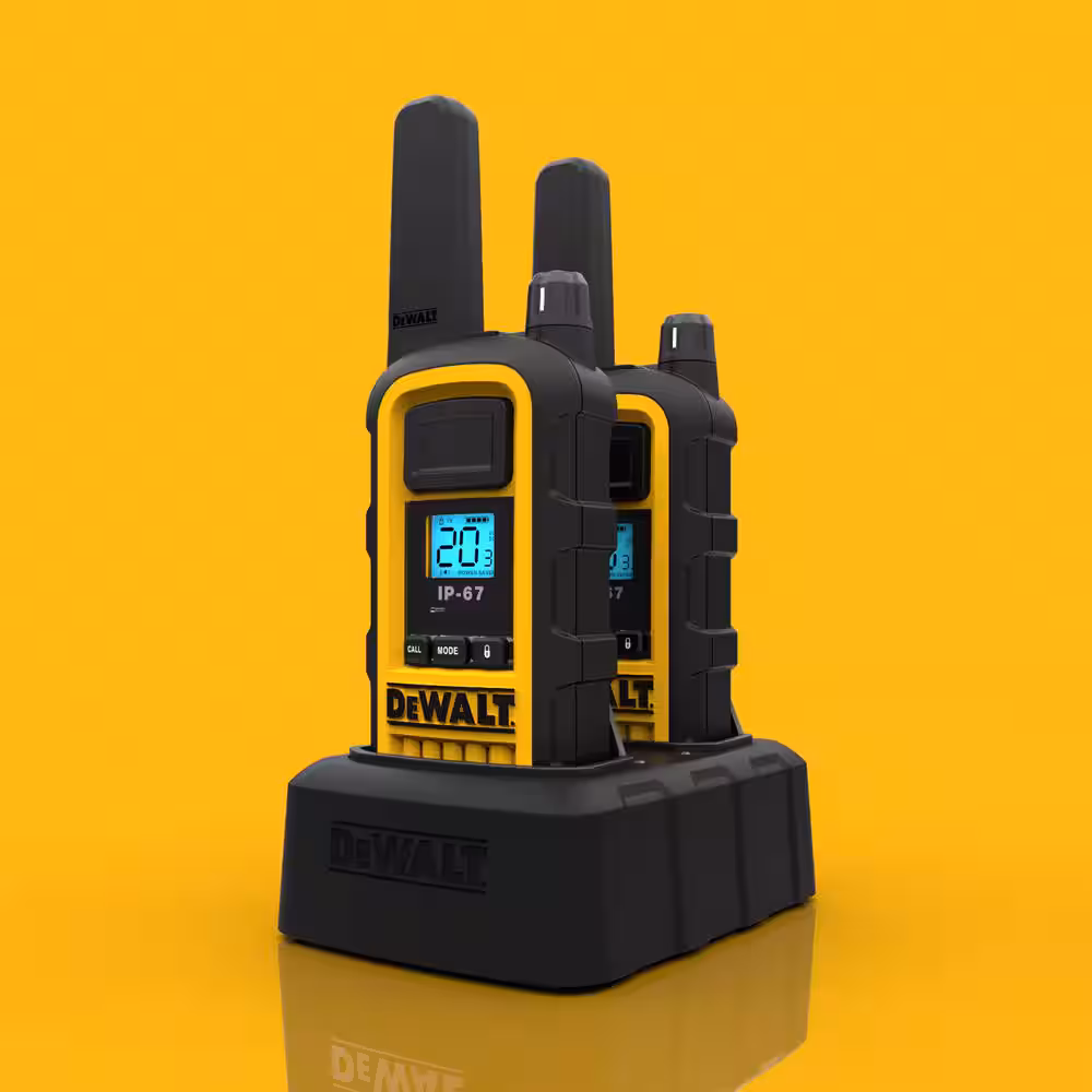DXFRS800 Heavy-Duty 2-Watt Walkie Talkies (2-Pack)