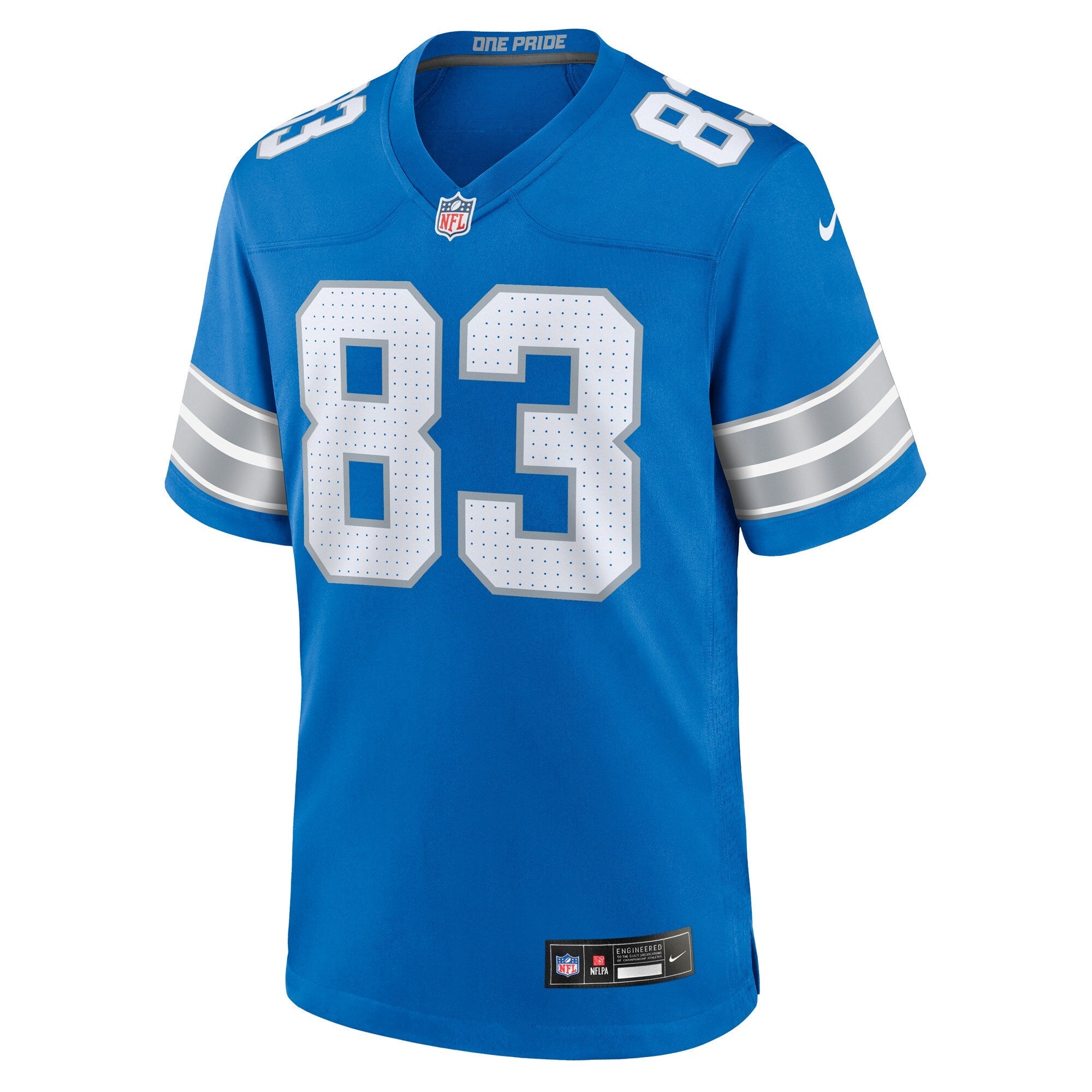 Isaiah Williams Detroit Lions  Game Jersey -  Blue