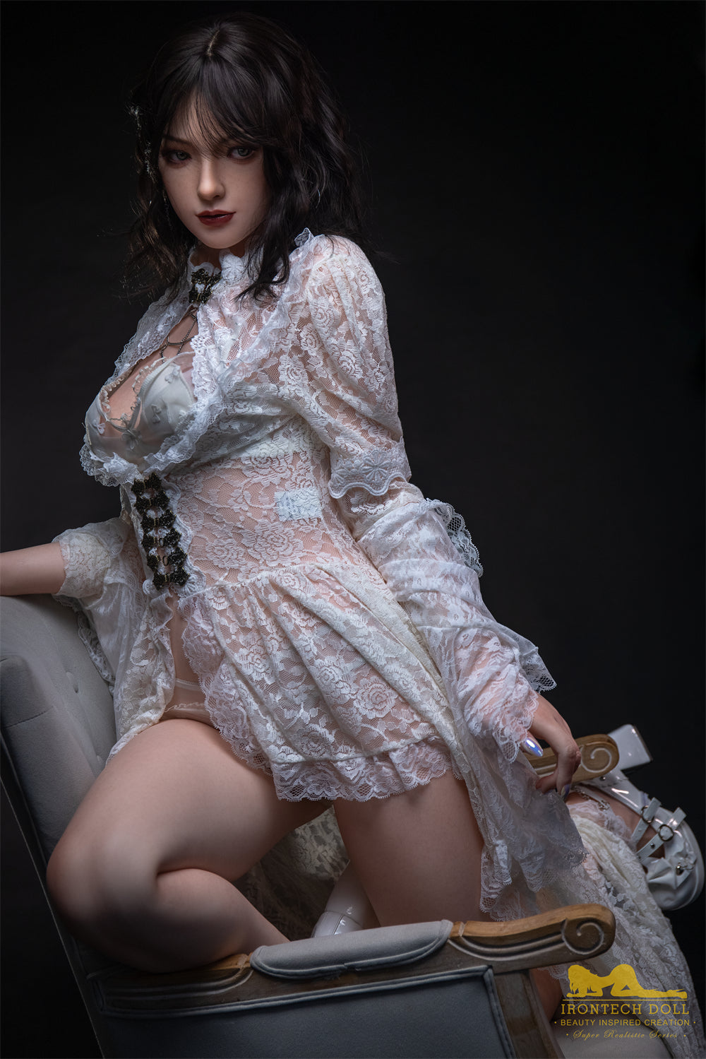 163cm/5ft4 C-Cup Bubble Butt Full Silicone Love Doll with S36 Head