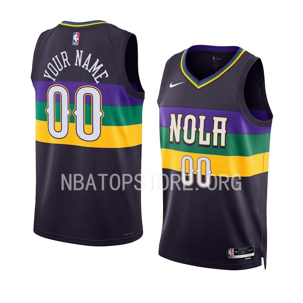 Custom New Orleans Pelicans 2022-23 City Edition Jersey