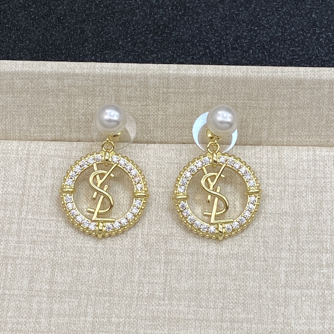 TOP Yves Saint Laurent YSL Earrings - 2 Color