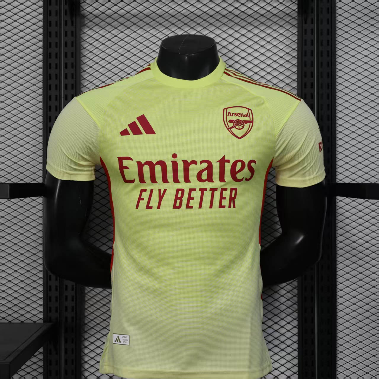 2025/2026 Player Version Arsenal Goalkeeper Yellow Football Shirt 1:1 Thai Quality