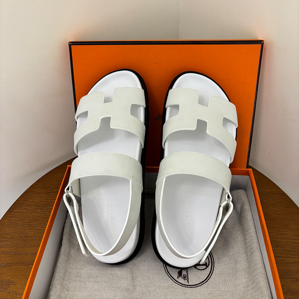 Hermès Chypre leather sandals （Replica）