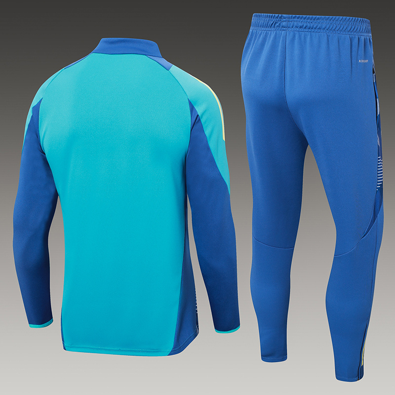 2024-25 Blue Ajax  Football Half Pull Training Suit