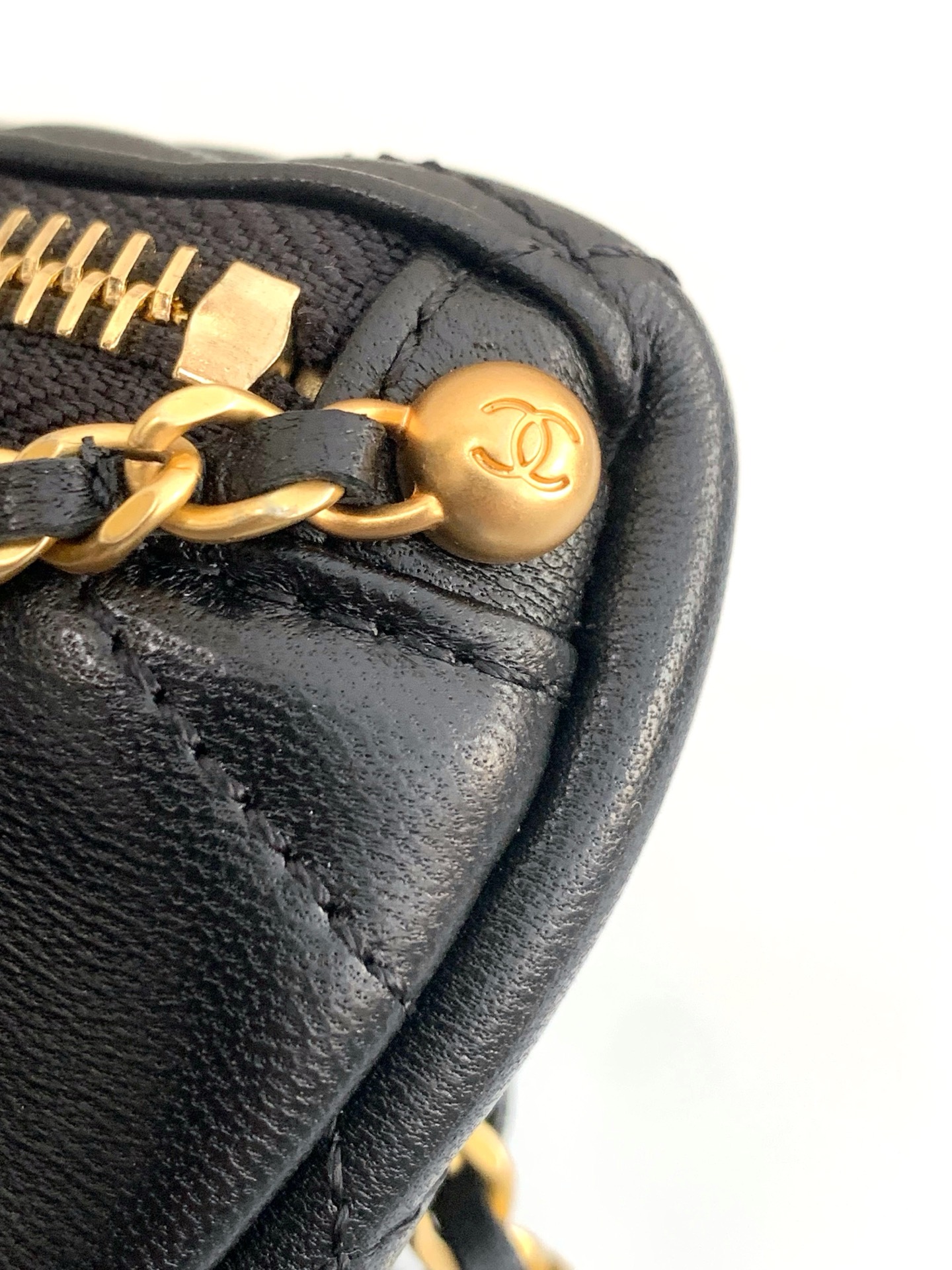 TOP CHANEL Pearl Chain Fanny Pack 24*17*11cm - 2 Colour