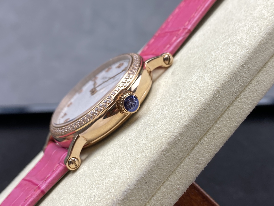 TOP Patek Philippe 7200R-001 Watch 34.6mm-Rose Pink