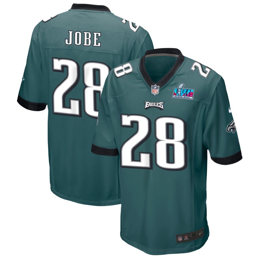 Josh Jobe Philadelphia Eagles  Super Bowl LVII Game Jersey - Midnight Green