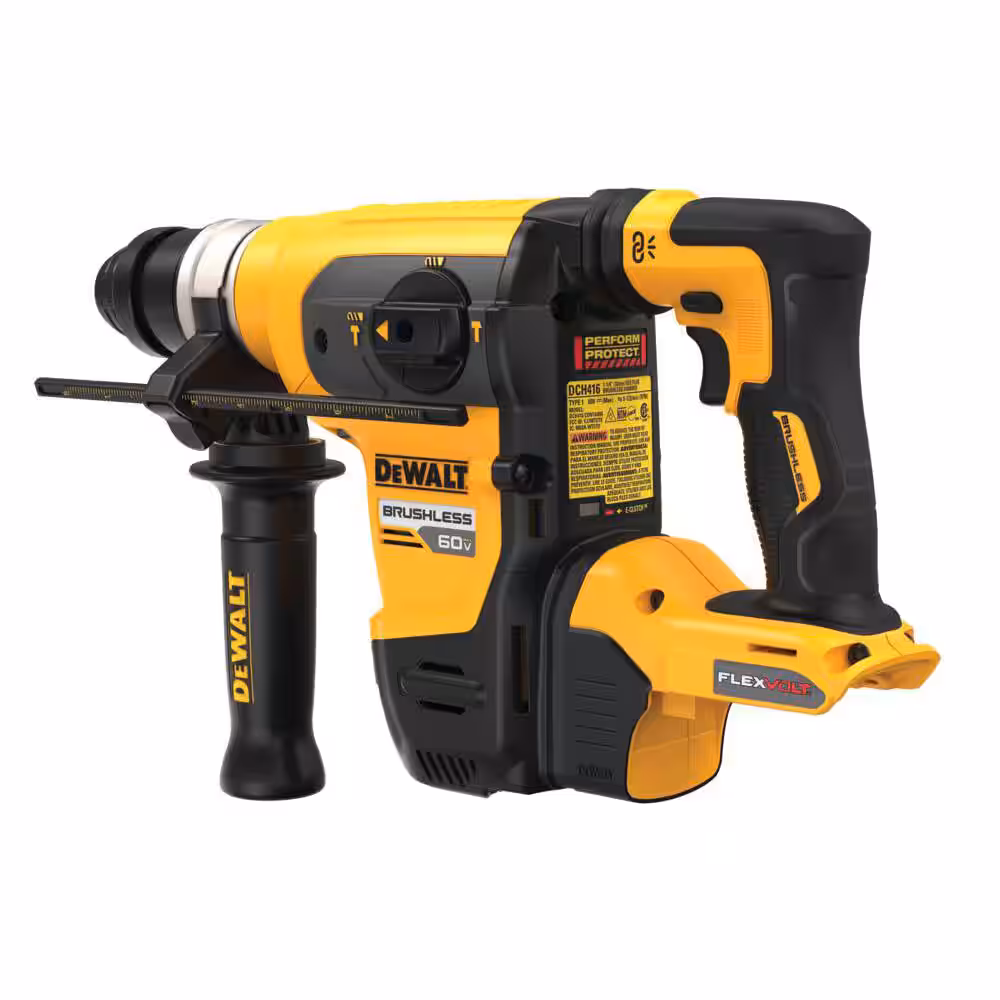 FLEXVOLT 60V MAX Cordless 1-1/4 in. SDS Plus Rotary Hammer (Tool Only)