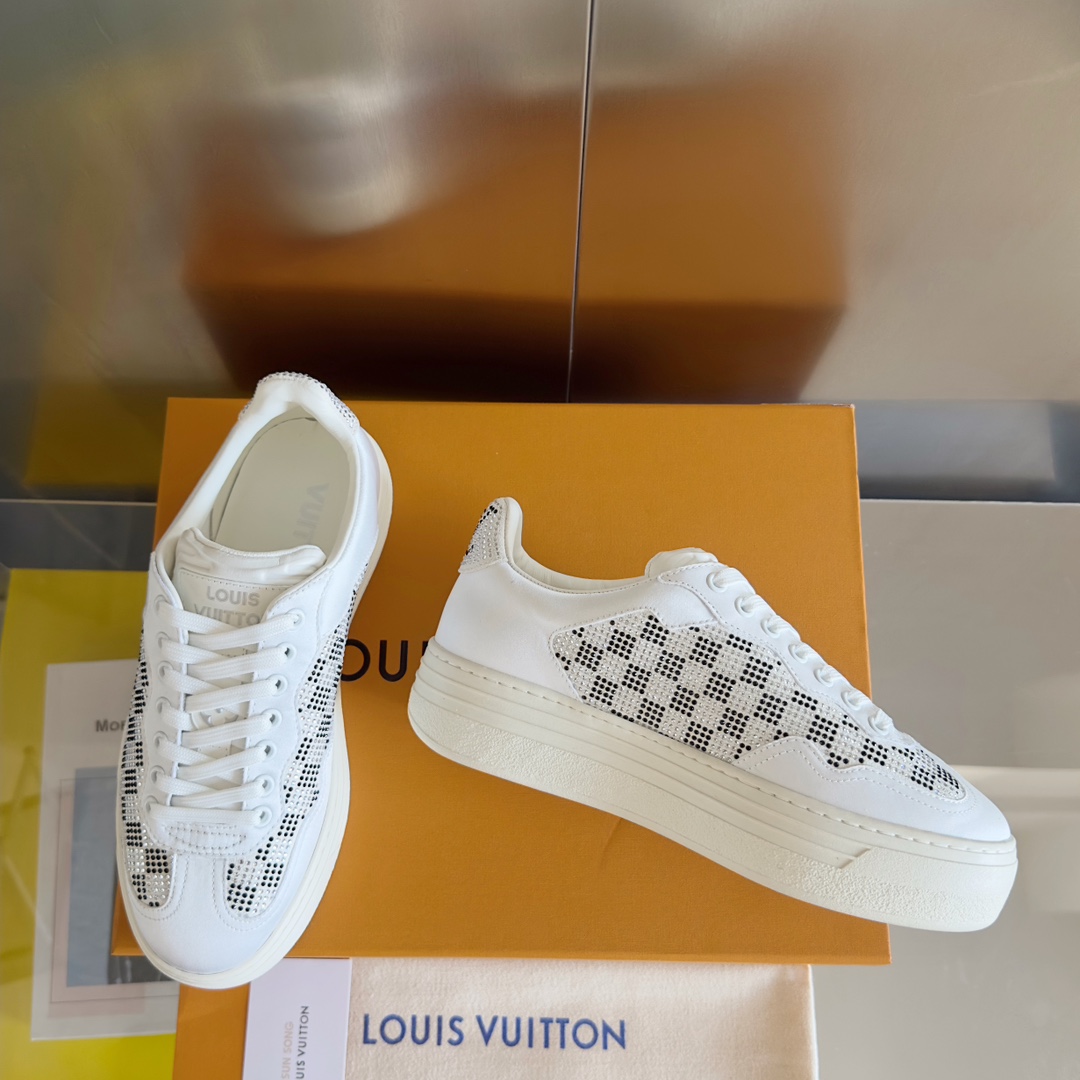 TOP Louis Vuitton LV Checkerboard Sports Casual Shoes - 2 Colour
