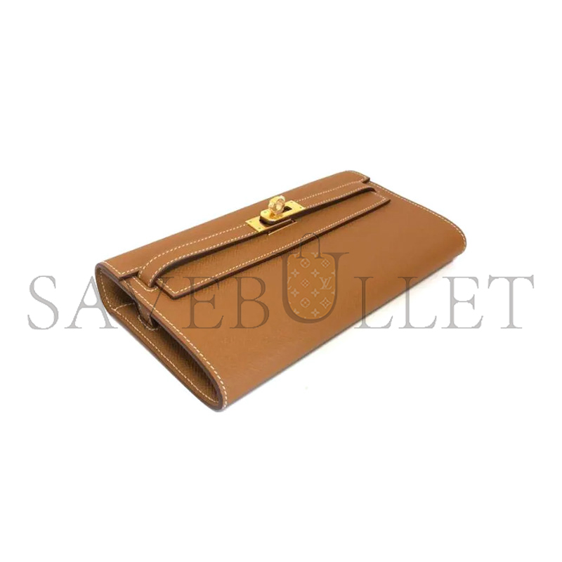 HERMES KELLY CLASSIQUE TO GO WALLET EPSOM H080253CC37 (20*12*2cm)
