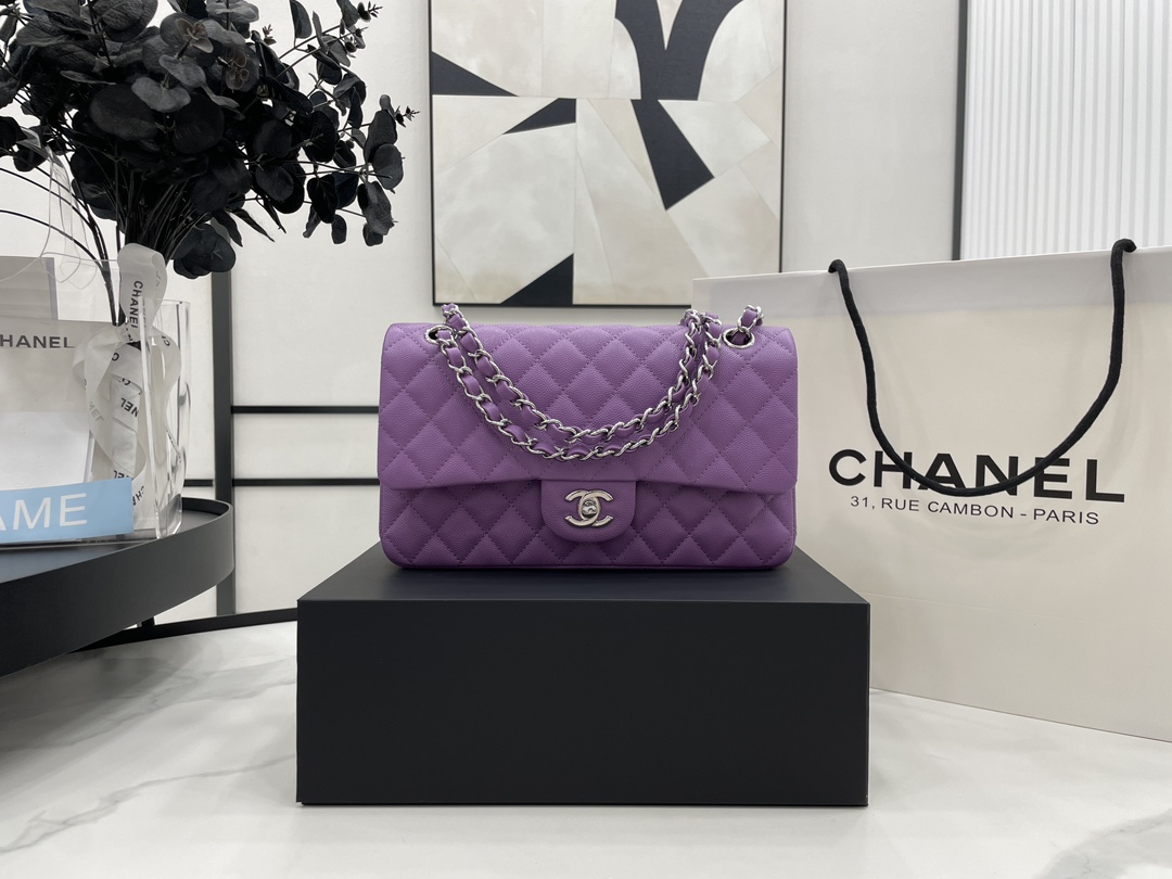 TOP CHANEL Classic Flap Bag 25cm  –2 Colors
