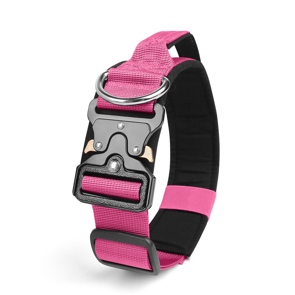 New dog collar: bite-resistant, waterproof, tactical dog collar, adjustable pet tactical collar, dog leash - PawPro UK