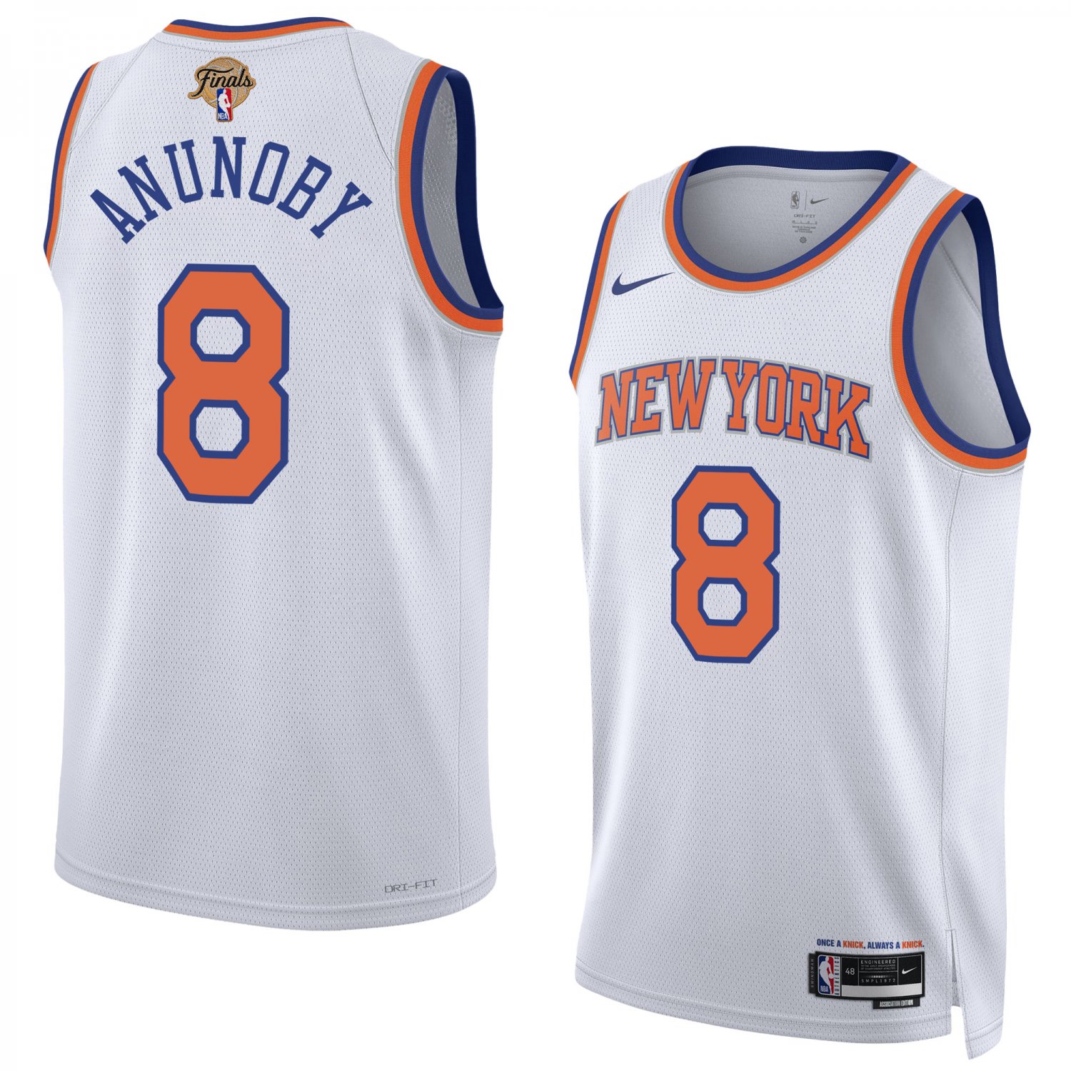 OG Anunoby New York Knicks 2026 Finals Jersey - White