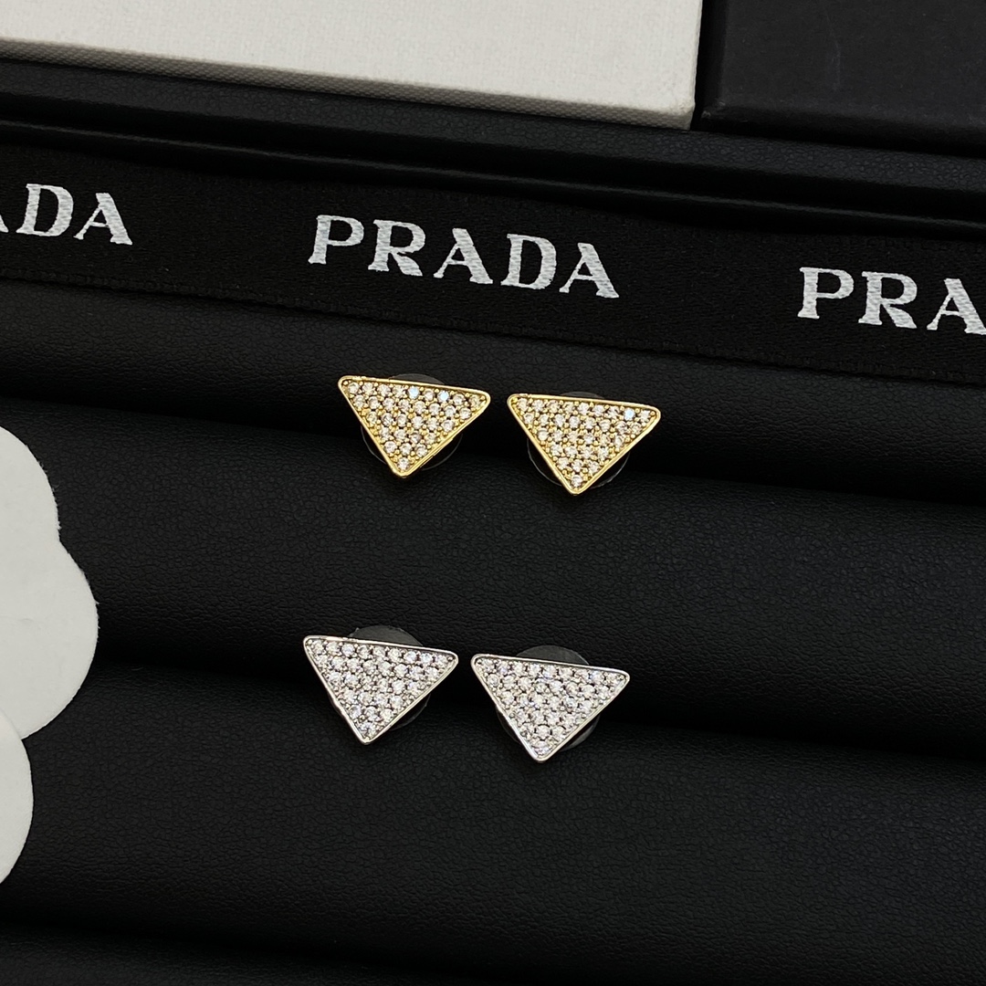 TOP PRADA New Style Earrings-2 Colors