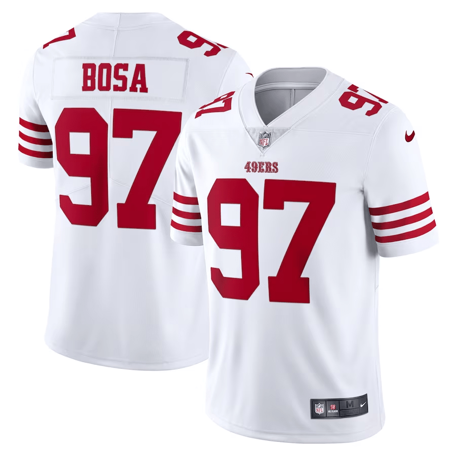Nick Bosa San Francisco 49ers  Vapor Limited Jersey - White