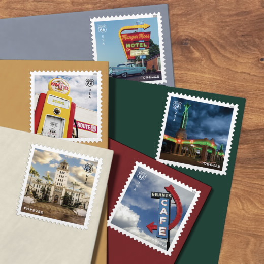 Route 66 Stamps