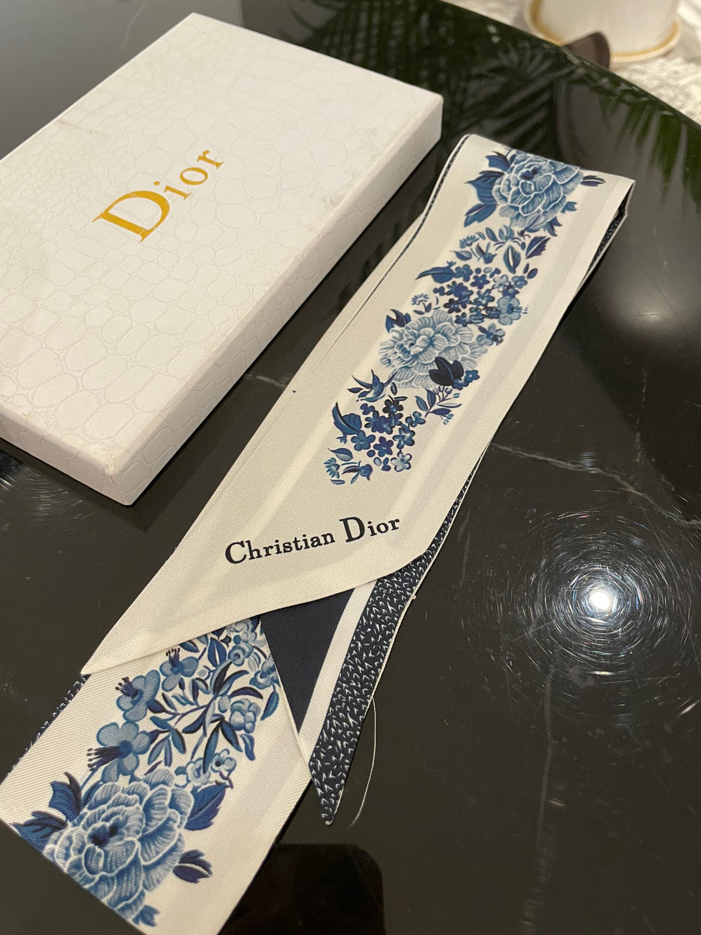 TOP Christian Dior Mitzah Scarf 105 x 6 cm - Three Colours