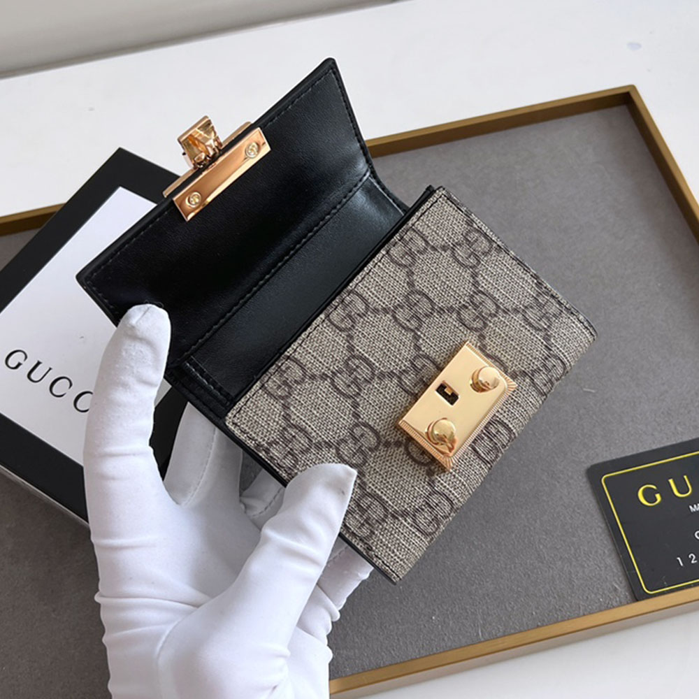 Gucci Padlock Three fold wallet（Replica）