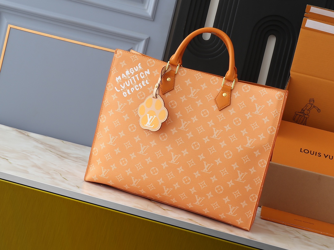 TOP Louis Vuitton LV Sac Plat 24H  Bag 41.0 x 33.0 x 14.0cm- 2 Colors