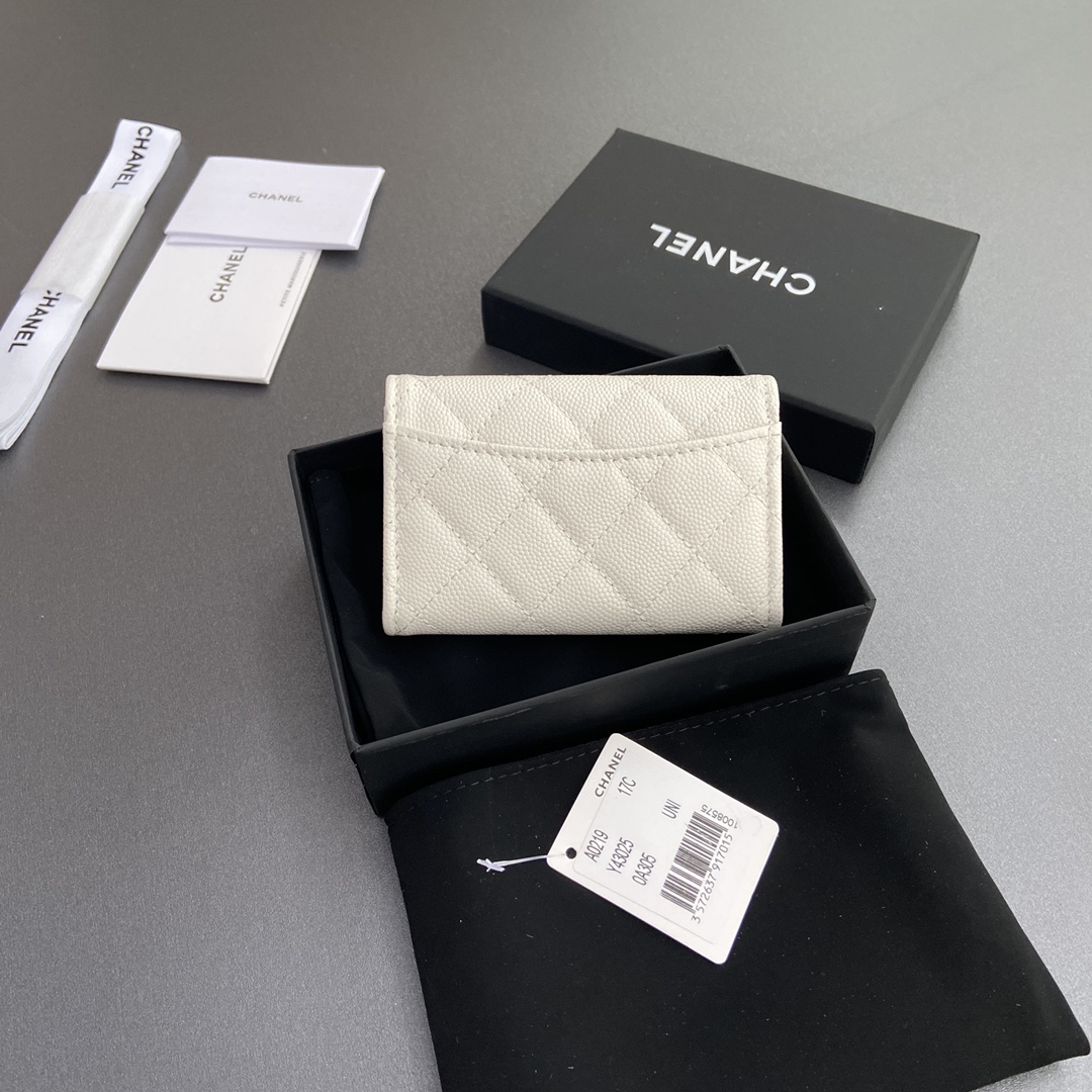 TOP CHANEL Classic Flap Cardholder Calfskin 11x7cm - 8 Color