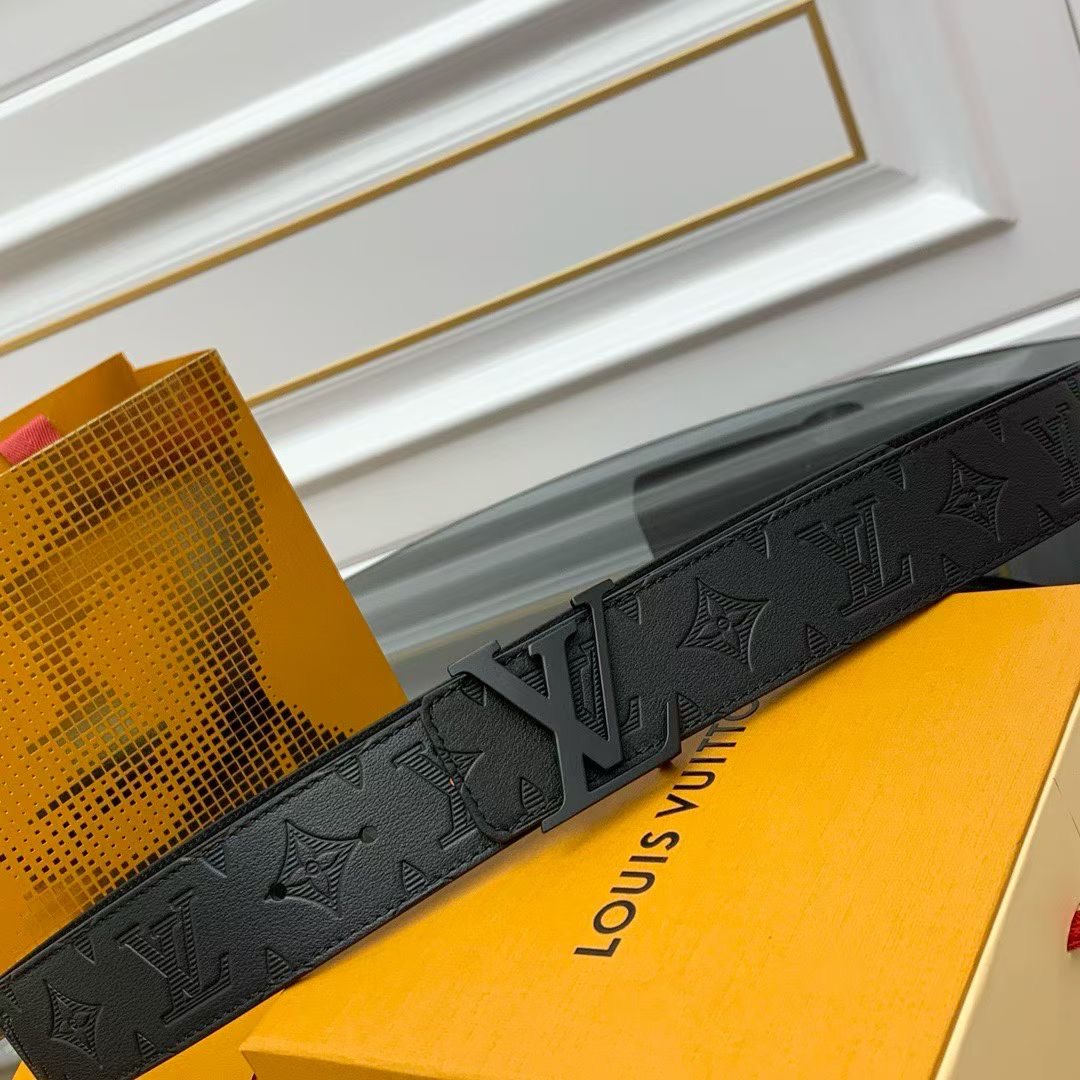 Luxurious men's letter-printed belt