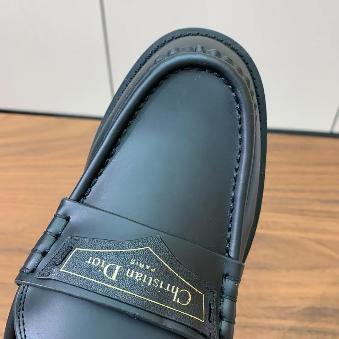 TOP Christian Dior Loafer Mules - Black