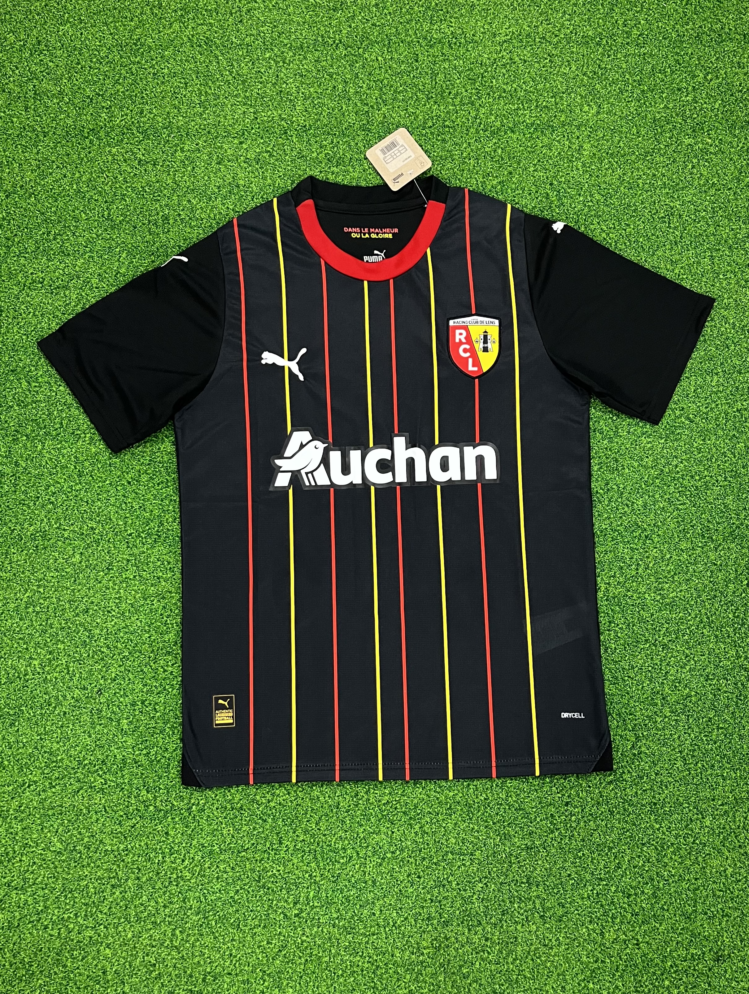 2425 RC Lens Away jersey.Player embroidery version