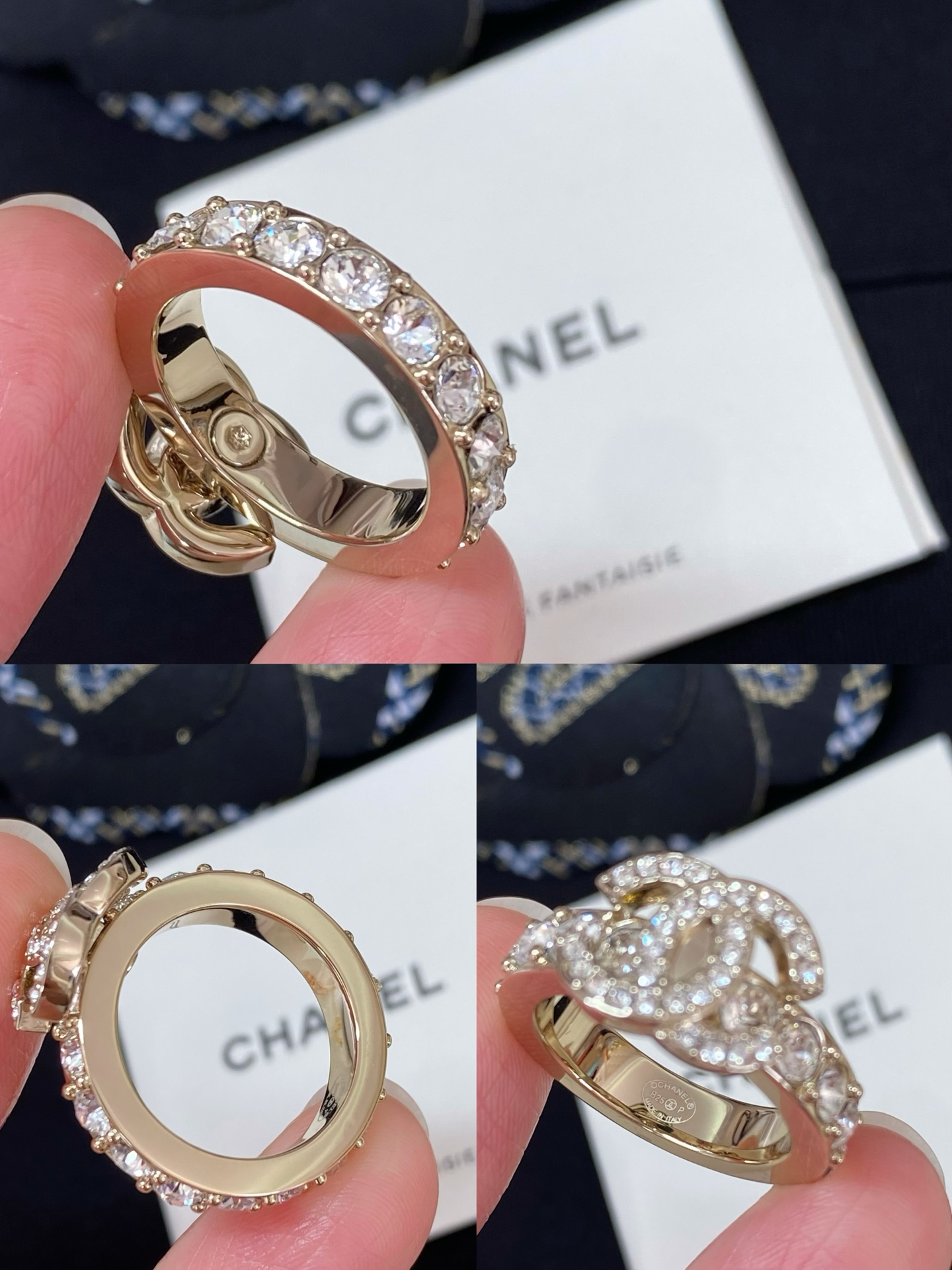 TOP CHANEL Ring Set - Gold