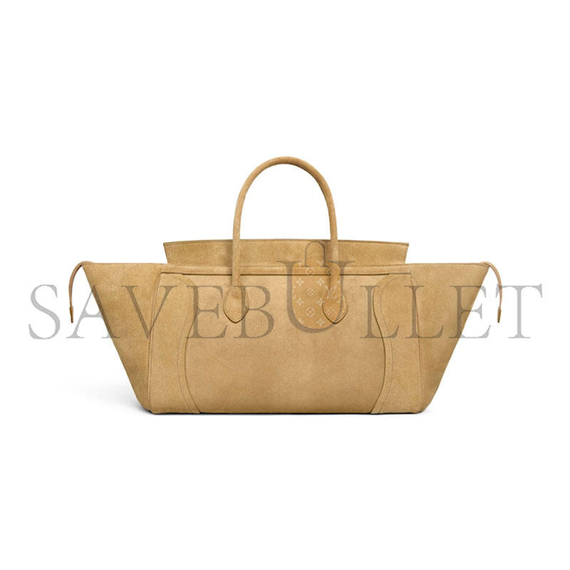 CELINE MEDIUM NEW LUGGAGE IN SUEDE CALFSKIN L100E2N22.02BG (36*22*16cm)