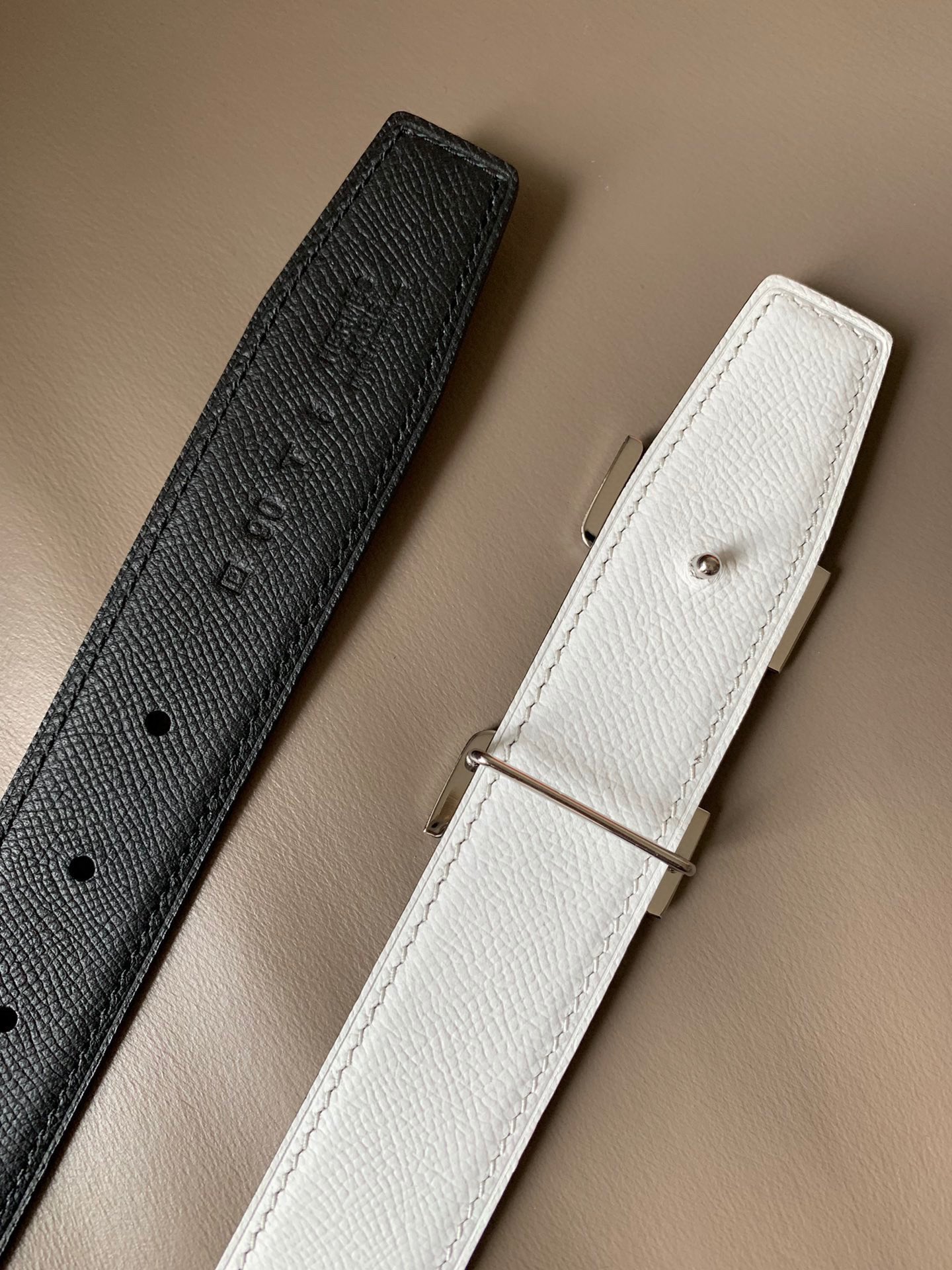 TOP HERMES Double Sided Waistband - 3.2CM