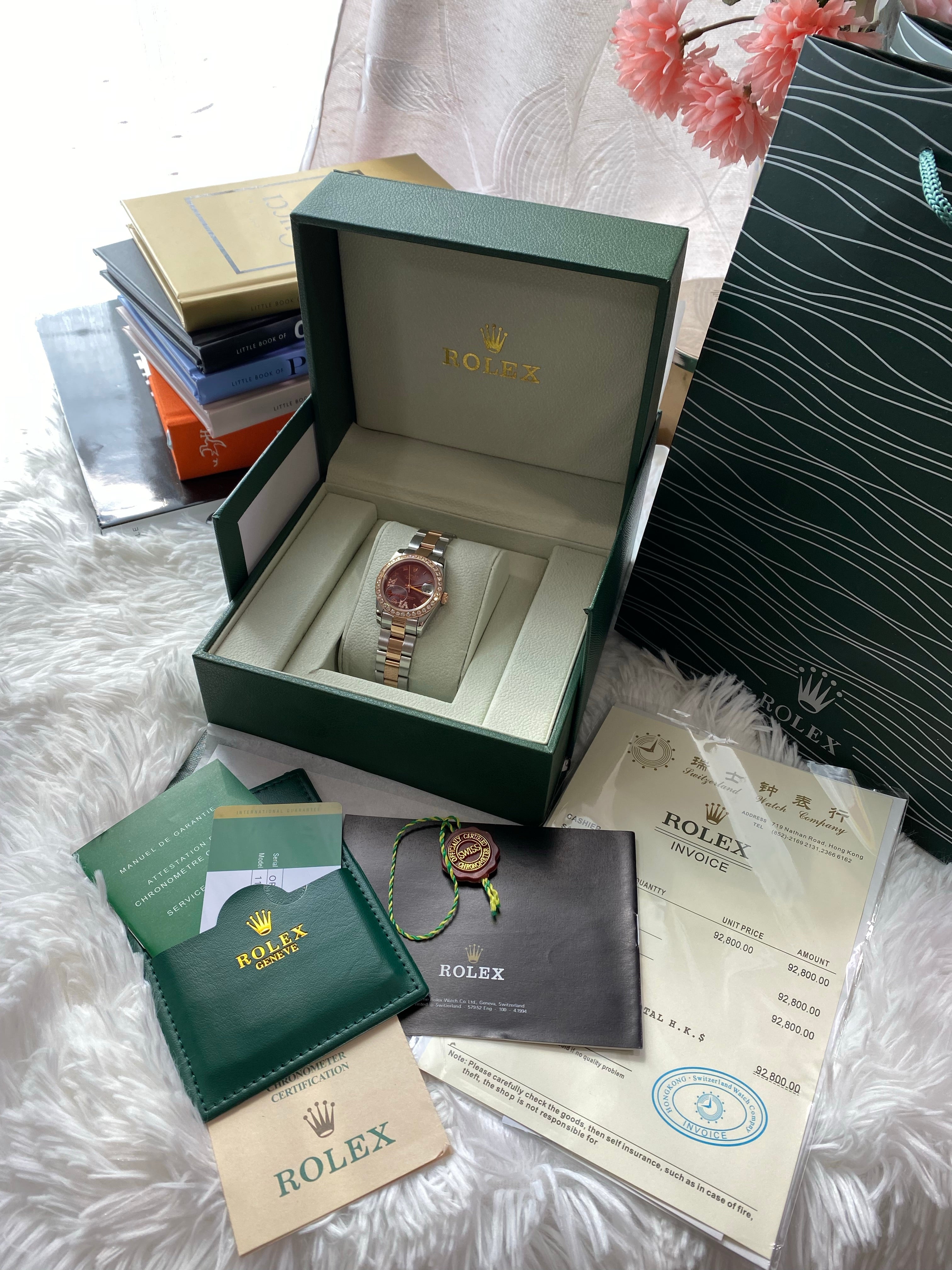 TOP ROLEX Roman With Stones - 34mm