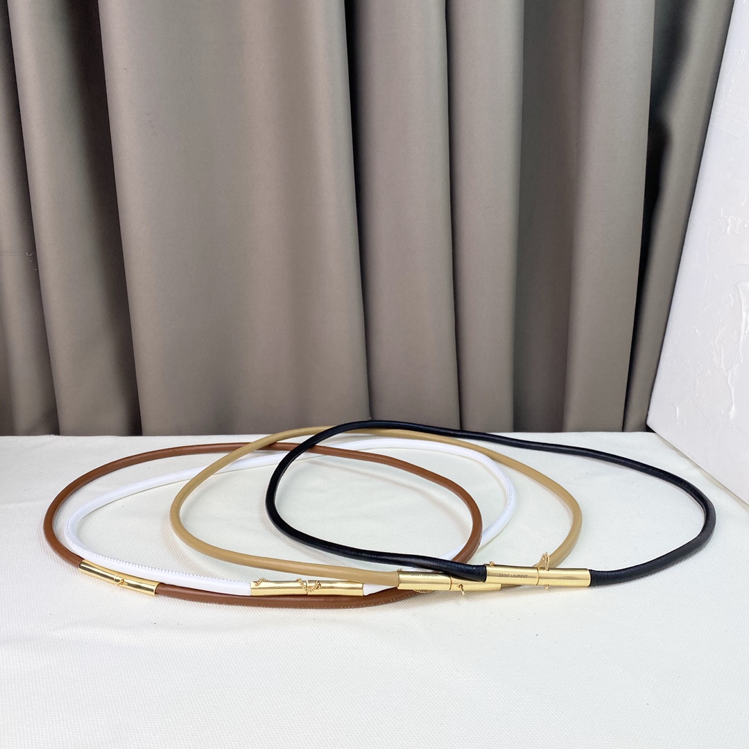 TOP Yves Saint Laurent YSL Tubular Waistbandt - 4 Colour