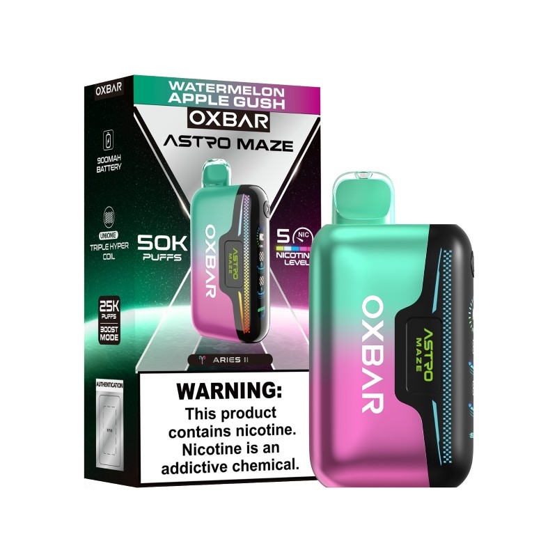 OXBAR ASTRO MAZE 50K NIC Control Disposable Vape (5%, 50000 Puffs)